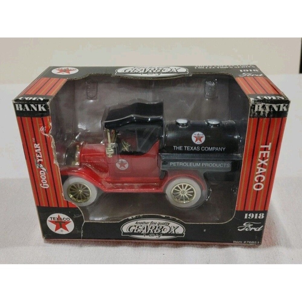 Gearbox Vintage Texaco Bank 1918 FORD MODEL T Runabout 1/24 Scale DieCast